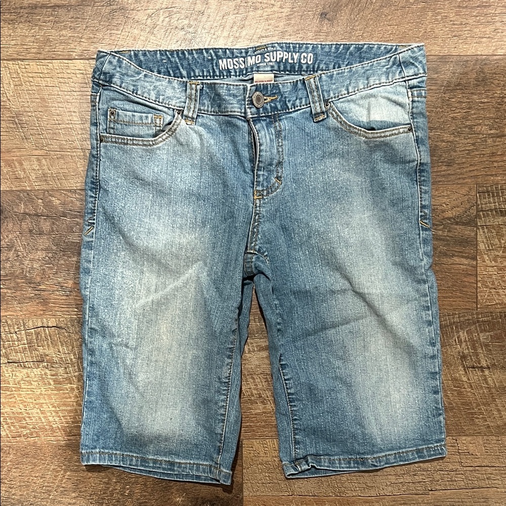 Mossimo Supply Co. Juniors Denim Shorts - Blue